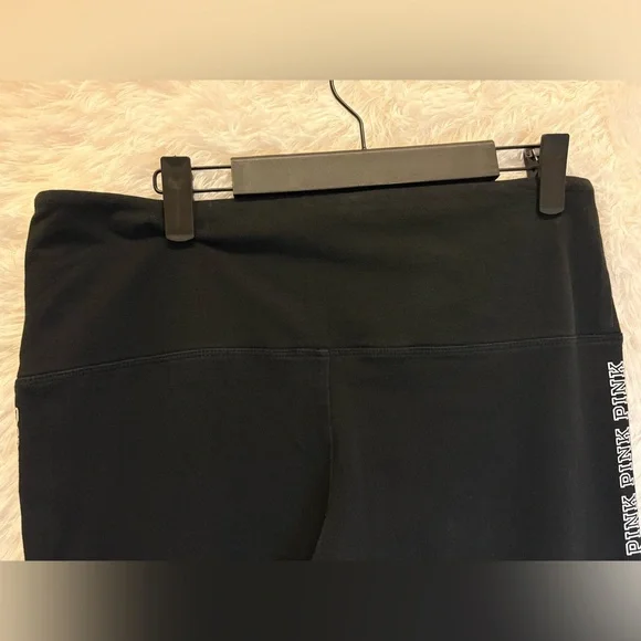 PINK Victoria's Secret High Rise Leggings | Logo Side Stripe | Athletic | XL - Picture 15 of 17